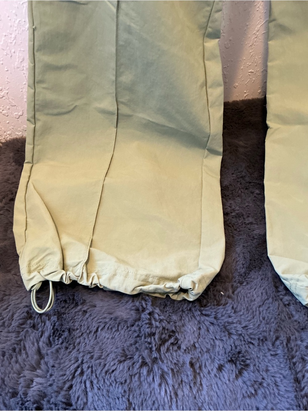 Nike Olive Green Drawstring Hem Track Pants - Picture 4 of 8